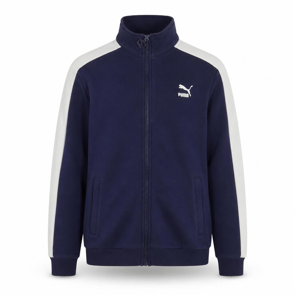 Puma Boys Blue XL Track Jacket with Logo Accents