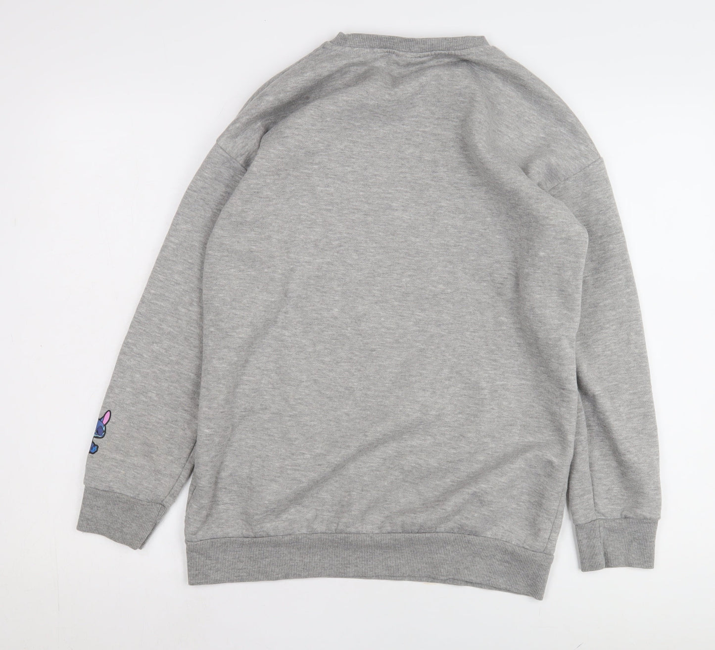 Disney Women's Grey Stitch Sweatshirt, Size S, Casual