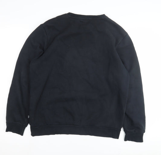 Puma Men's Black Crew Neck Sweatshirt Size M