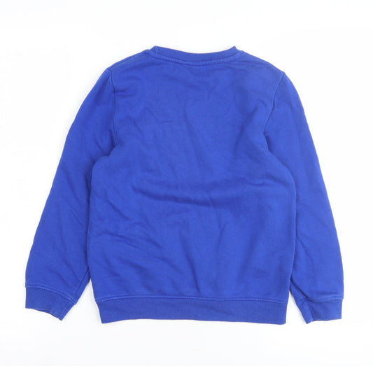 Marvel Boys Blue Sweatshirt, Graphic Print, Size M