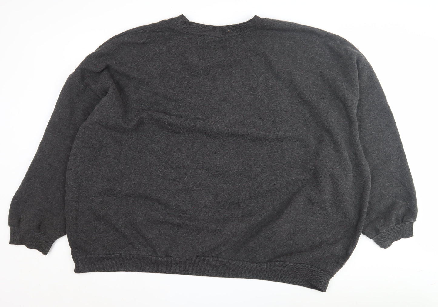 Disney George Bambi Unisex Black Pullover Sweatshirt Size 24