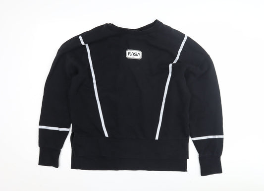 NASA Unisex Black XS Pullover Sweatshirt