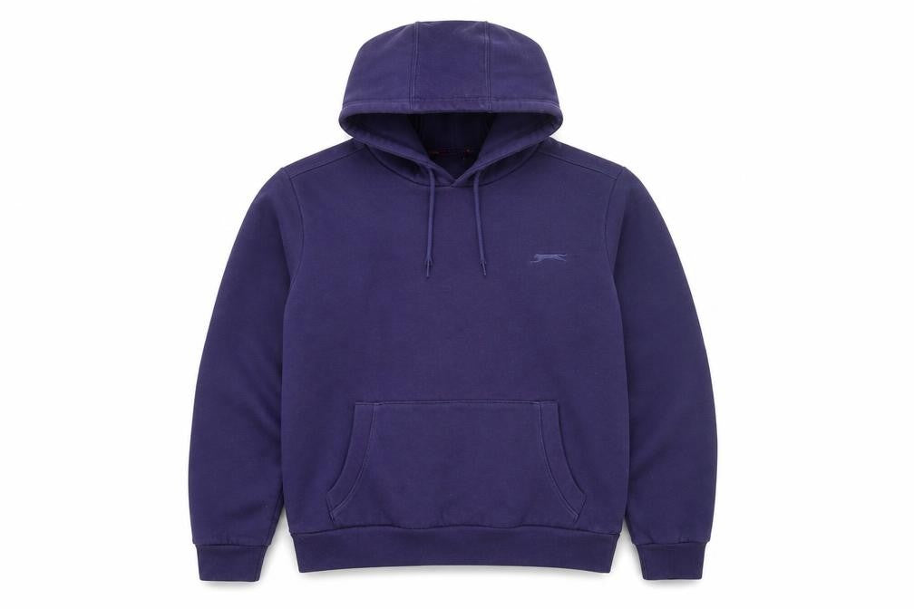 Mens UK S Regular Slazenger Purple Pullover Hoodie