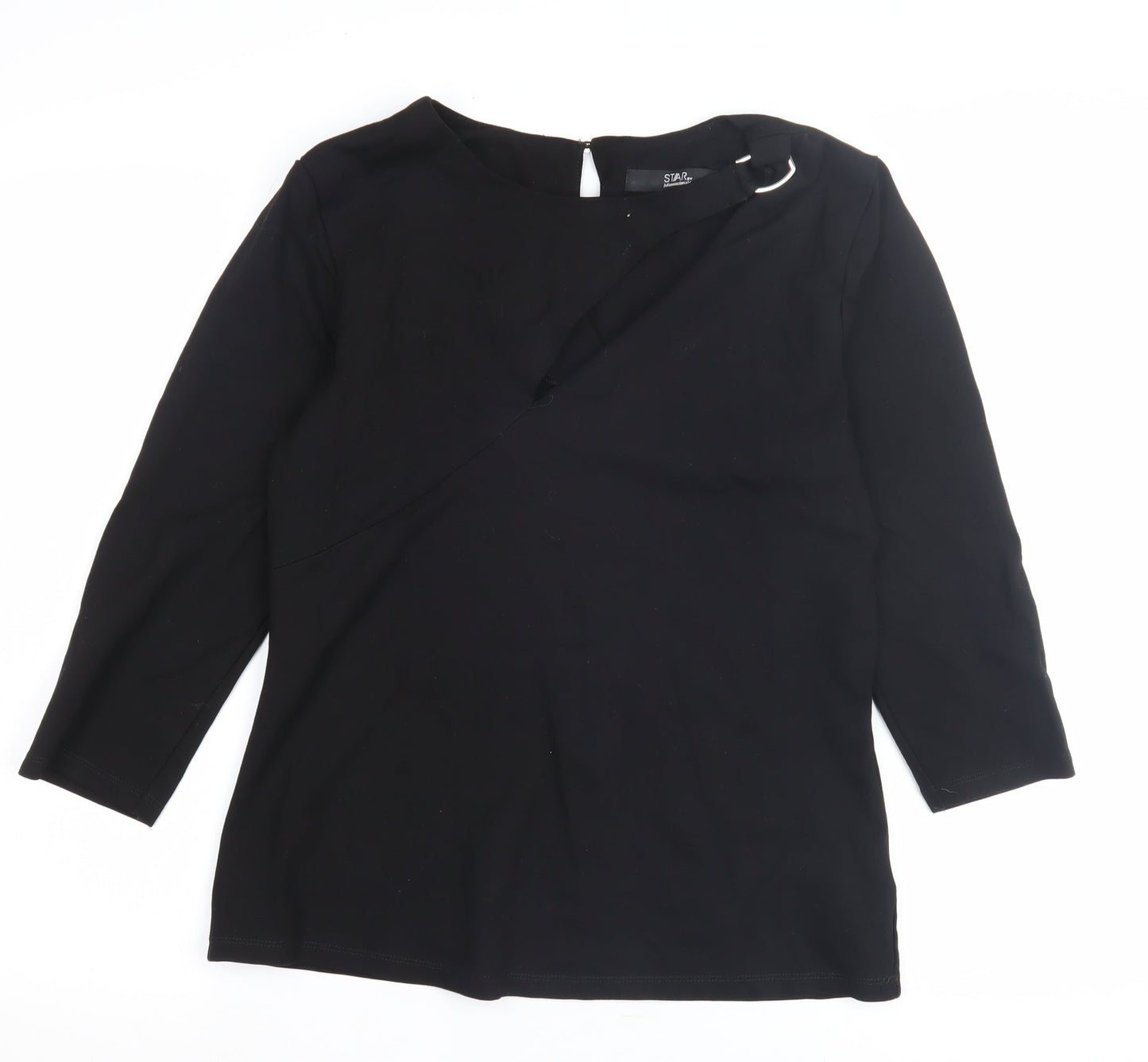 Star by Julien Macdonald Women's Black Blouse, Size 16