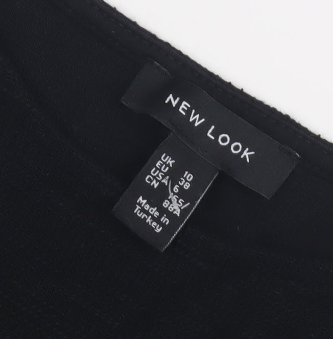 New Look Women's Black Shift Dress Size 10