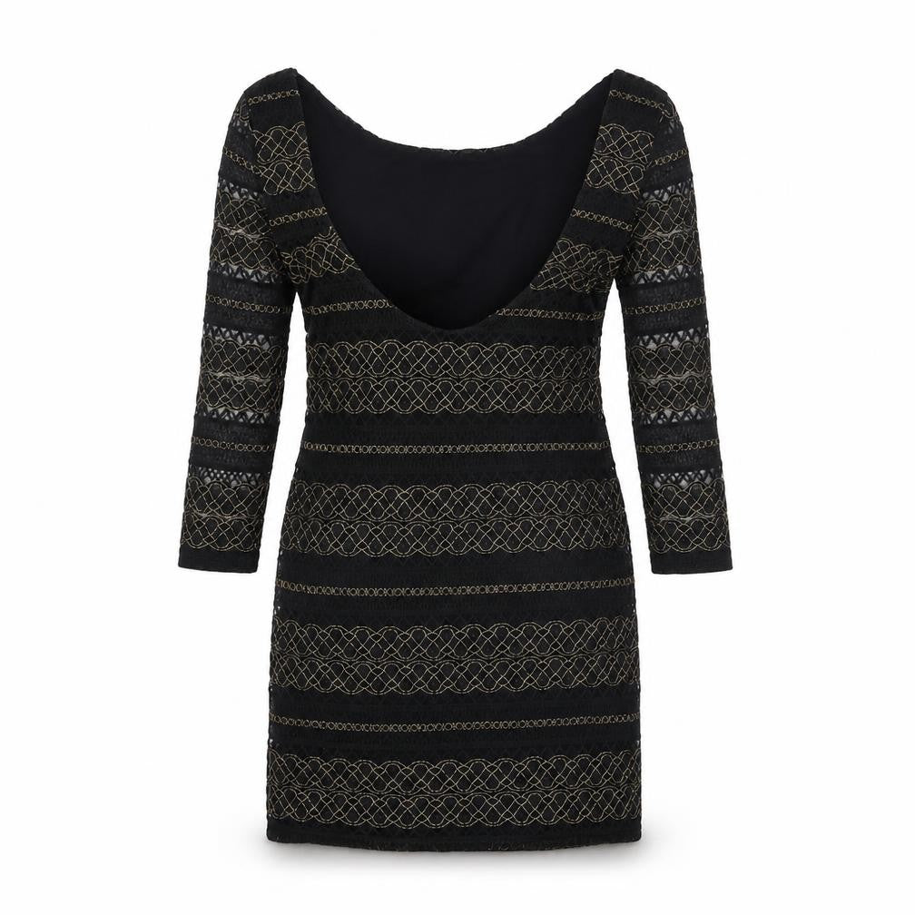 Topshop Women's Black Bodycon Dress Size 10