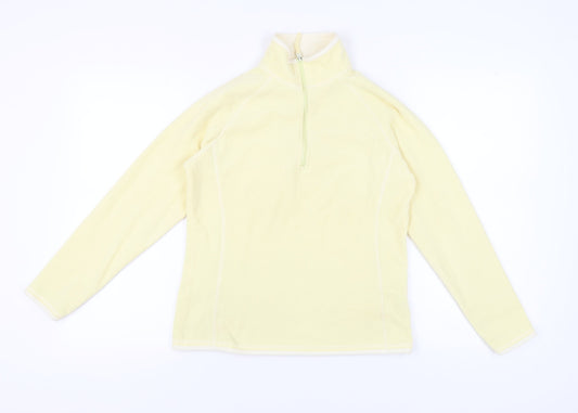 Mountain Warehouse Women's Ivory High Neck Sweatshirt, Size 12