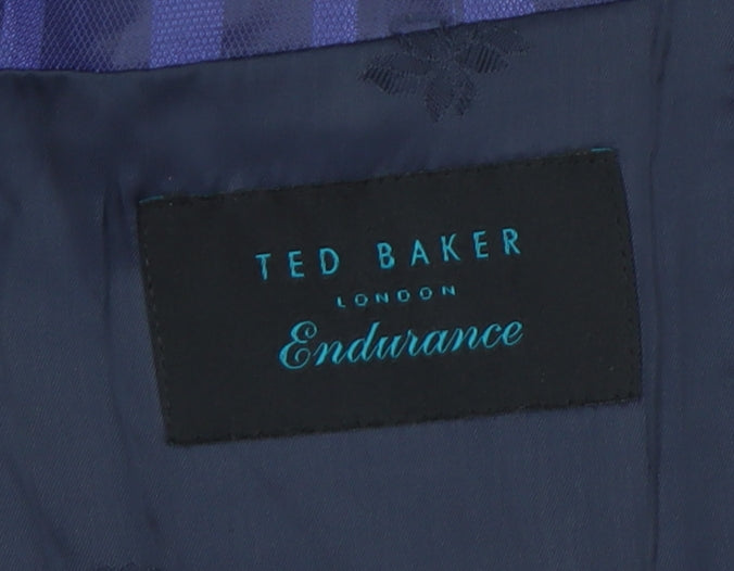 Ted Baker Men's Grey Blazer 40R Regular Fit