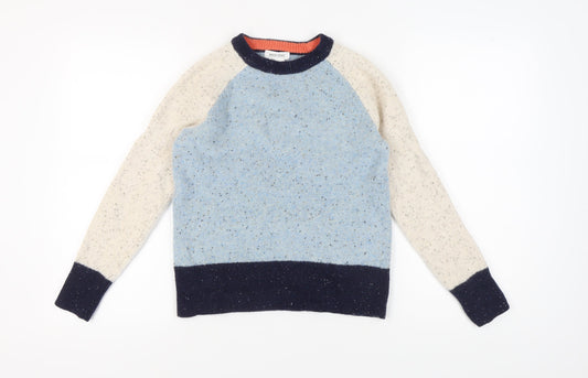 White Stuff Women's Blue 8 Raglan Sleeve Jumper
