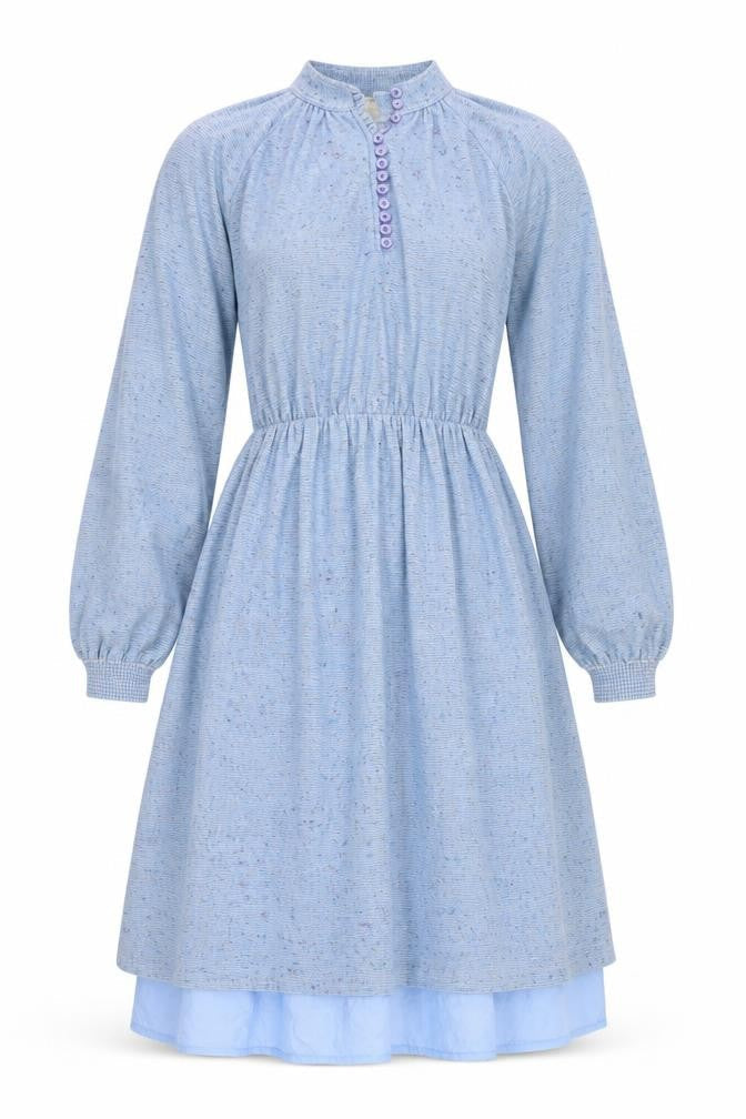 C&A Women's Blue A-Line Midi Dress, Size XS