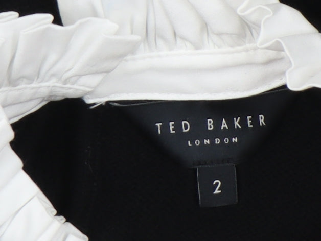 Ted Baker Women's Black Pullover Jumper, Size 10