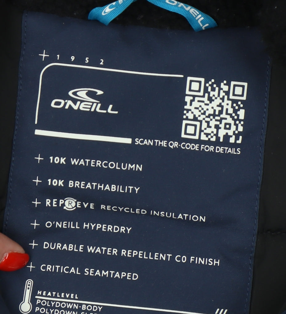 O'Neill Men's Blue Parka Jacket with Hood, L