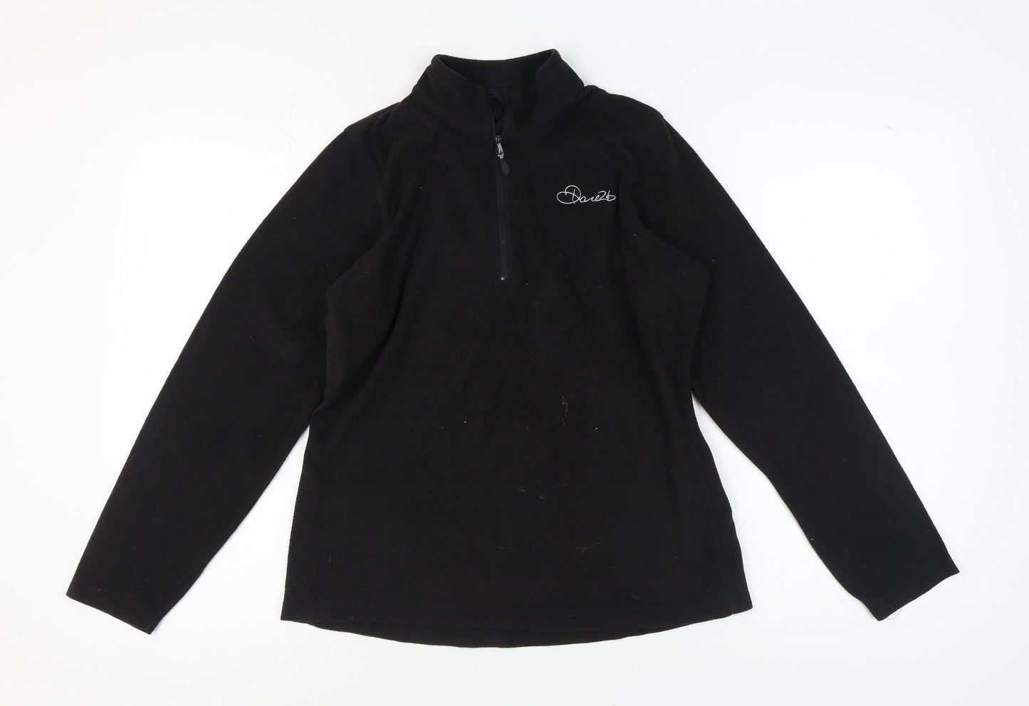 Dare 2b Women's Black Mock Neck Fleece Pullover Sweatshirt 12