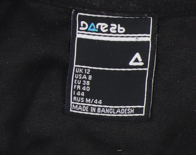 Dare 2b Women's Black Mock Neck Fleece Pullover Sweatshirt 12