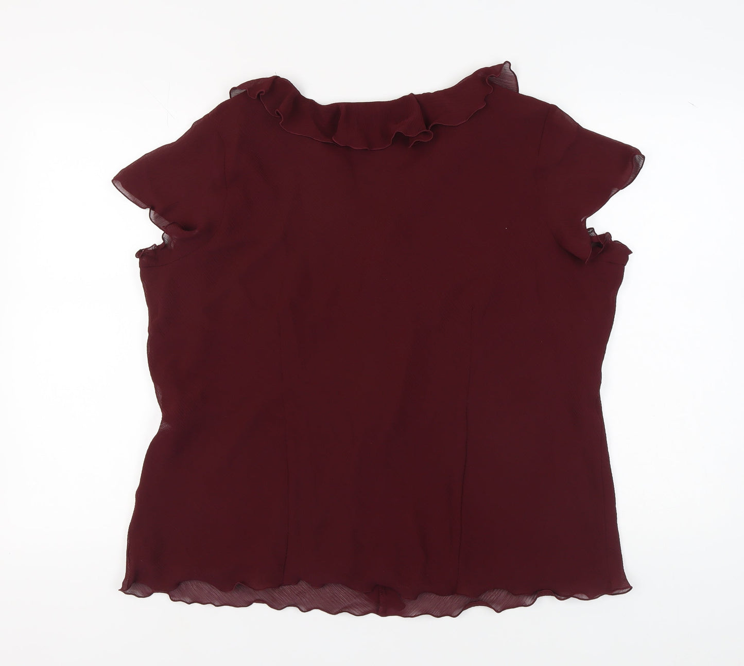 Bonmarché Women's Red Sleeveless Blouse, Size 22