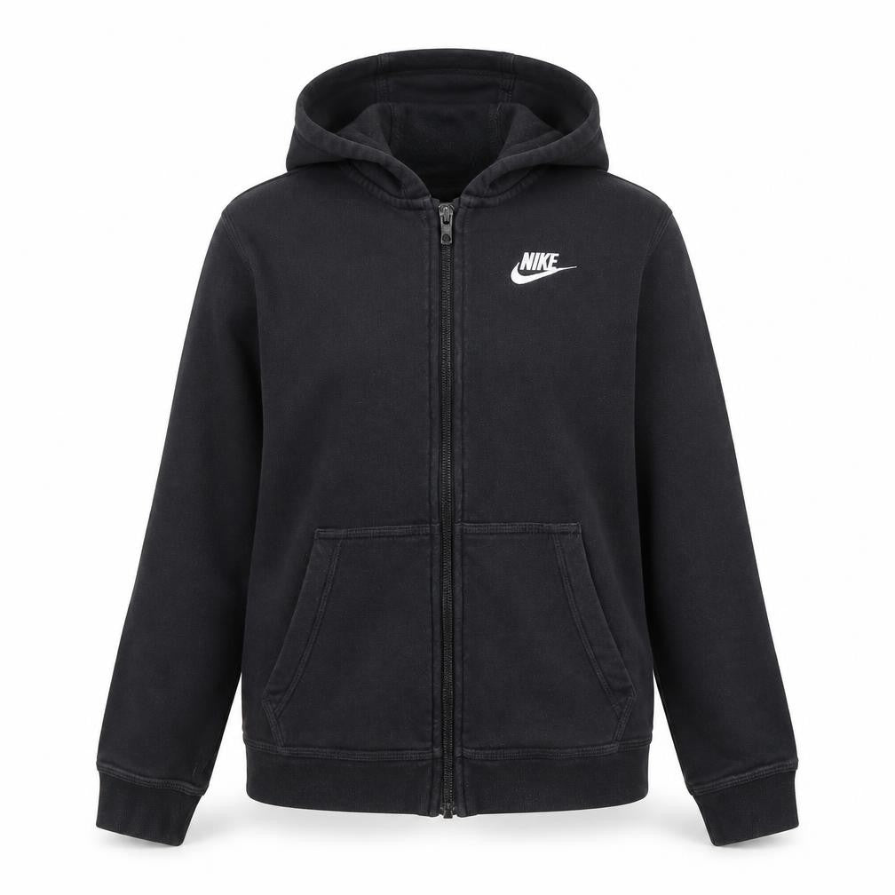 Teens UK M  Nike Black Full Zip Hoodie