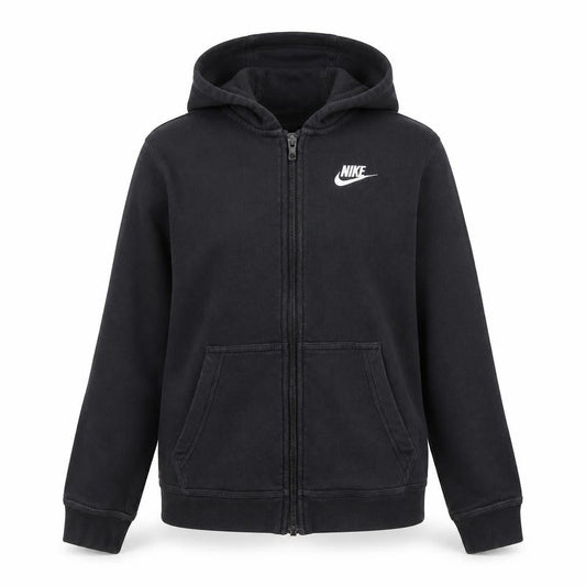 Teens UK M  Nike Black Full Zip Hoodie