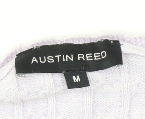 Austin Reed Women's Ivory Cable-Knit Pullover M