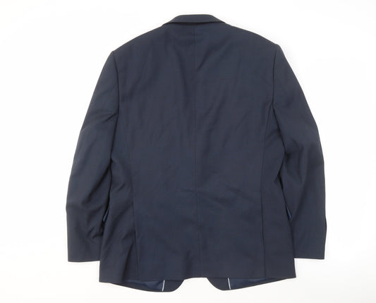 Dehavilland Men's Blue Blazer, 40S, Formal Attire
