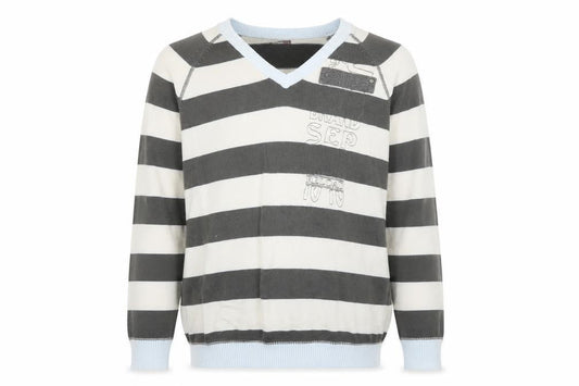 Jack & Jones Men's Multicoloured Striped Pullover, Size S