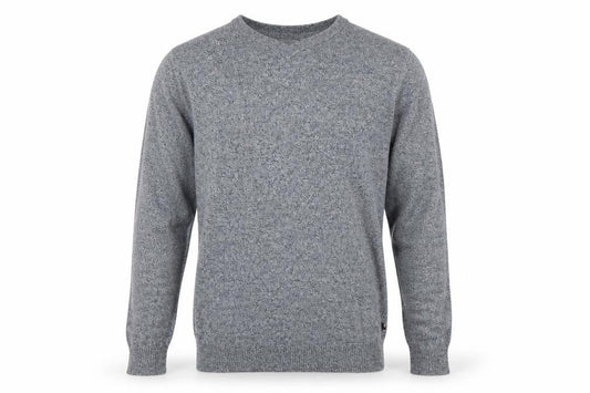 Jack & Jones Men's Grey Cotton Jumper Size M