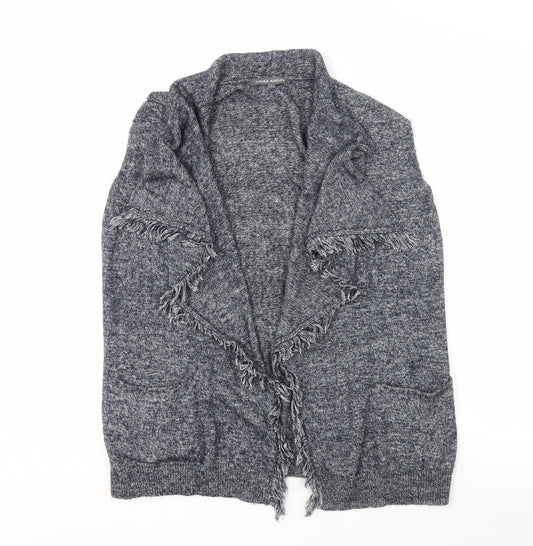 Laura Ashley Women's Grey Sleeveless Cardigan S