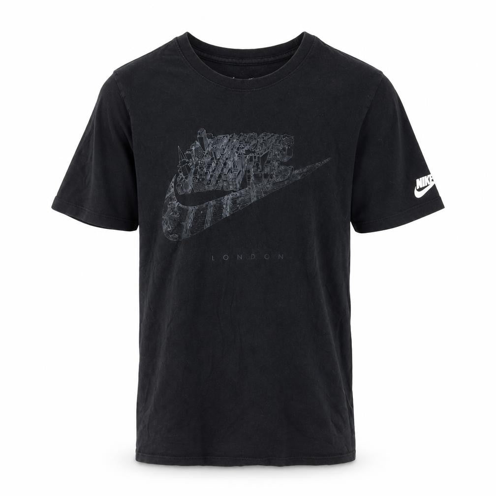 Mens UK Size S Nike Black  Cotton T-Shirt