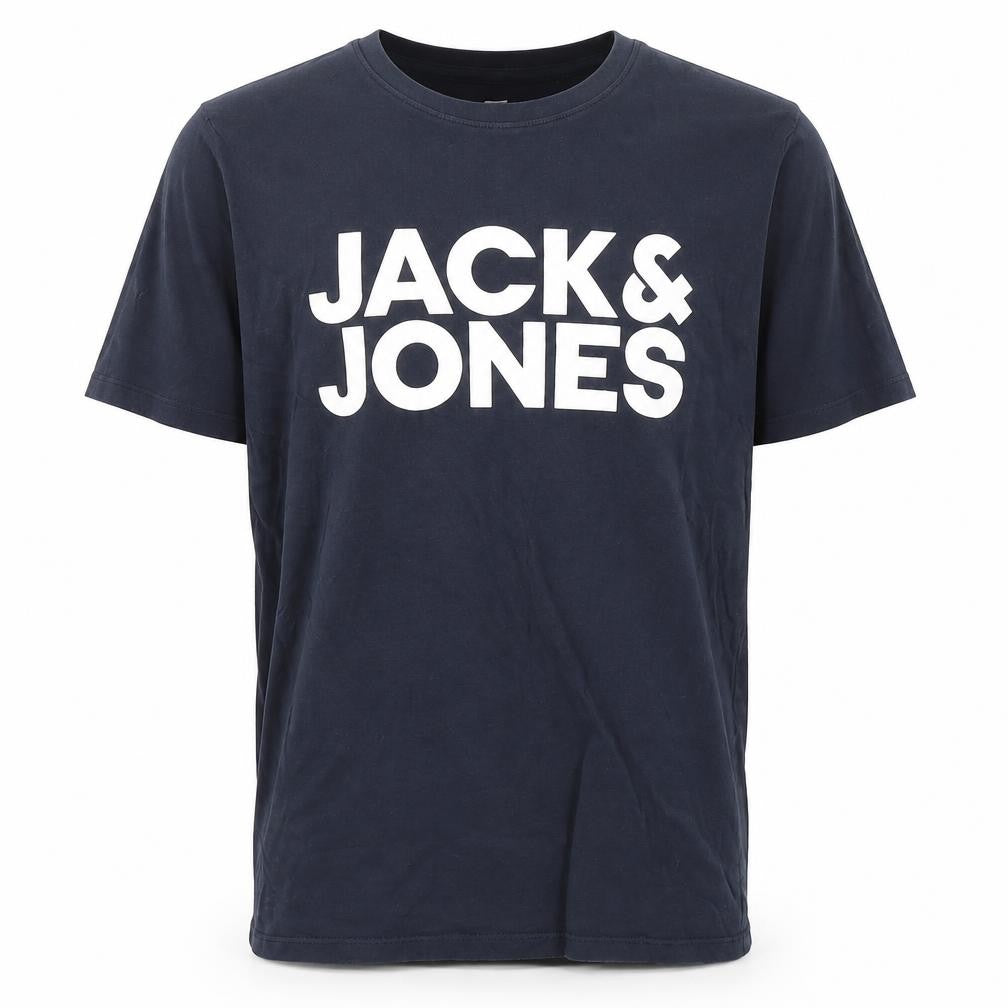 Mens UK Size M JACK & JONES Blue  Cotton T-Shirt