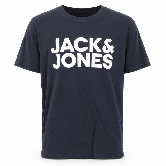 Mens UK Size M JACK & JONES Blue  Cotton T-Shirt
