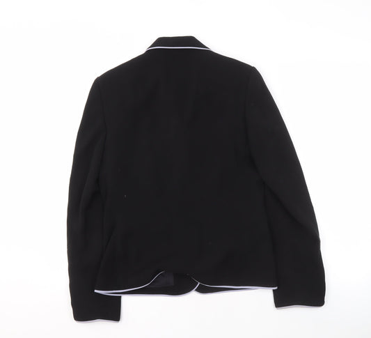 Laura Ashley Women’s Black Blazer, Size 10, Polyester