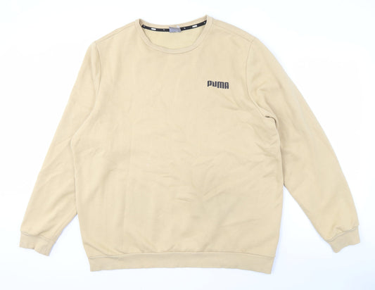 Puma Men's Beige XL Pullover Sweatshirt