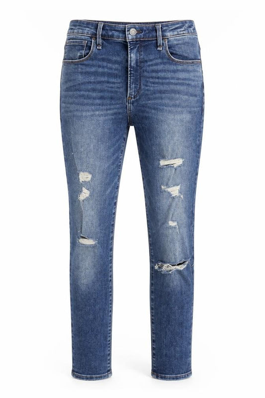 Abercrombie & Fitch Men's Blue Skinny Jeans Size 25