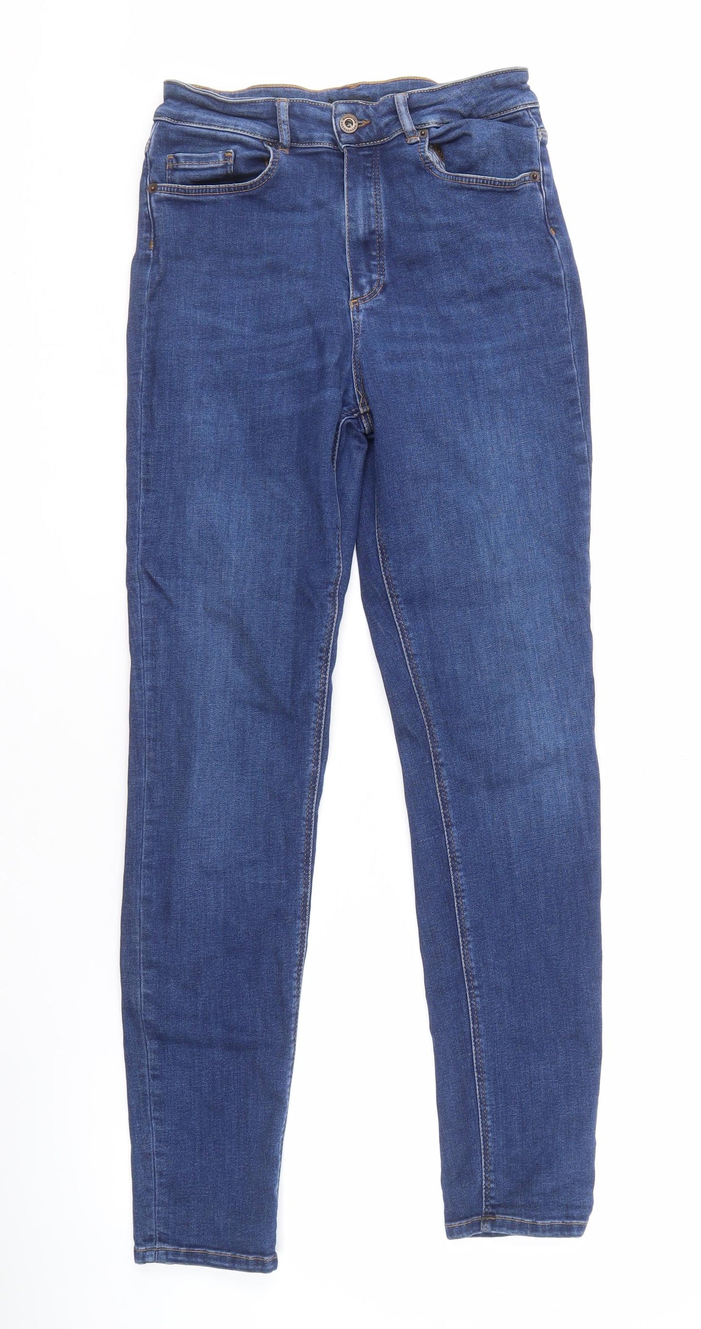 Massimo Dutti Men's Blue Straight Jeans Size 40
