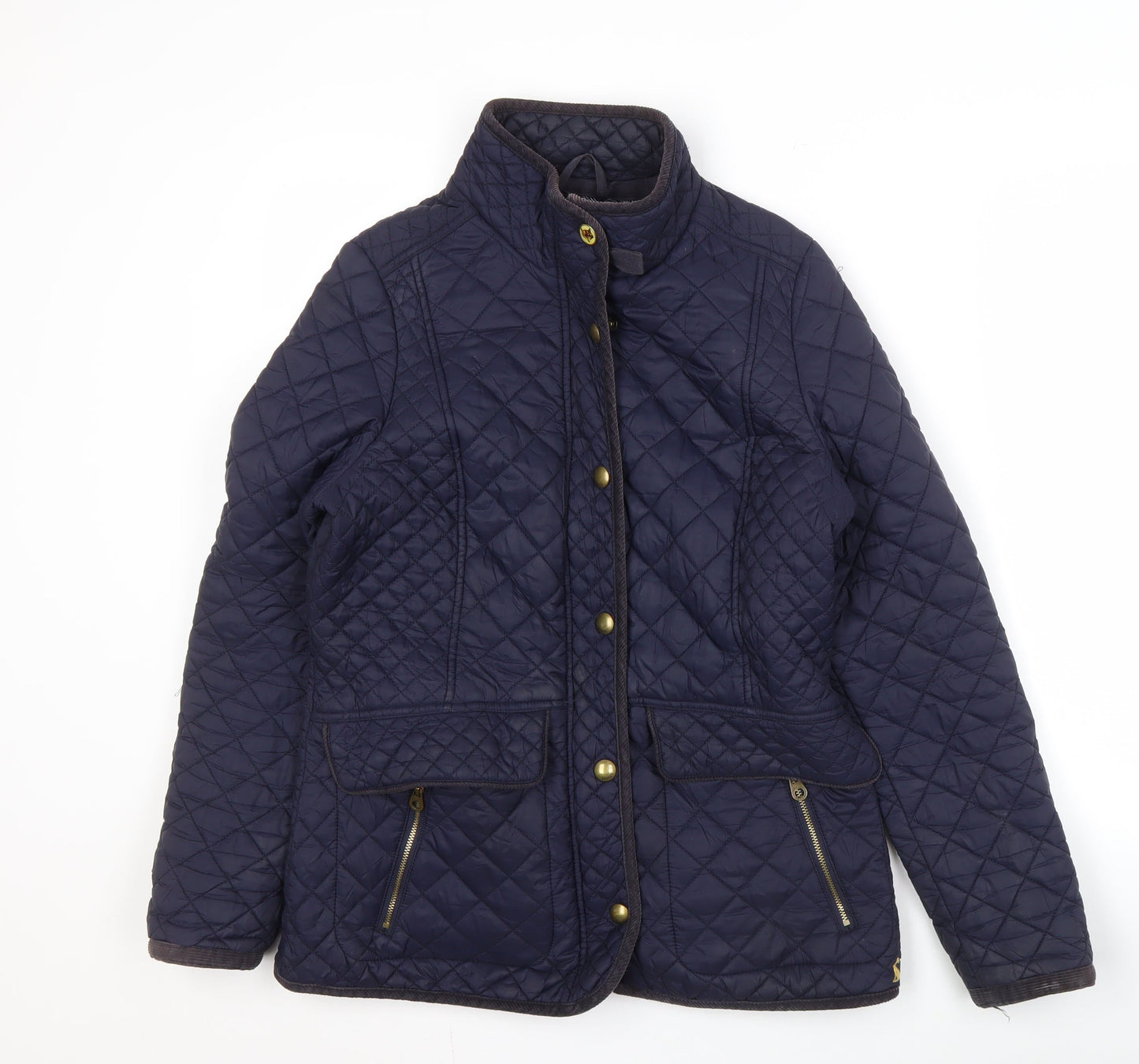 Joules Women's Blue Quilted Jacket Size 12
