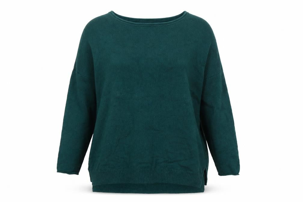 Womens UK 8 Regular Laura Ashley Green Pullover Tight-Knit