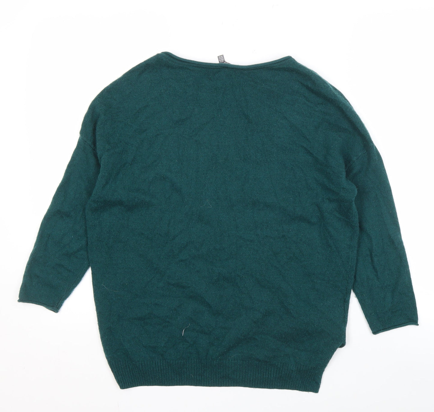 Laura Ashley Women's Green Pullover Jumper, Size 8