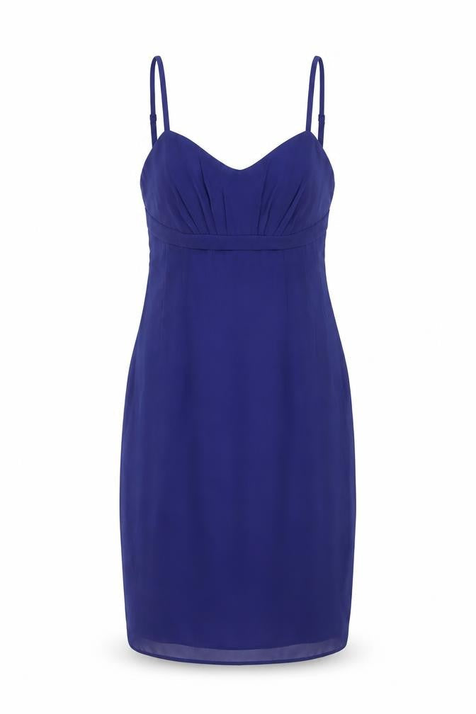 Louche Women's Blue Short Slip Dress, Size 12