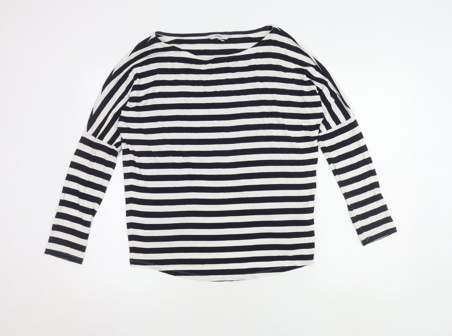 Next Women's Multicoloured Striped Long Sleeve Top