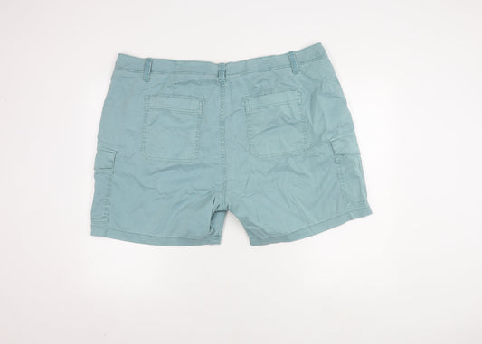 Marks & Spencer Men's Blue Cargo Shorts Size 24