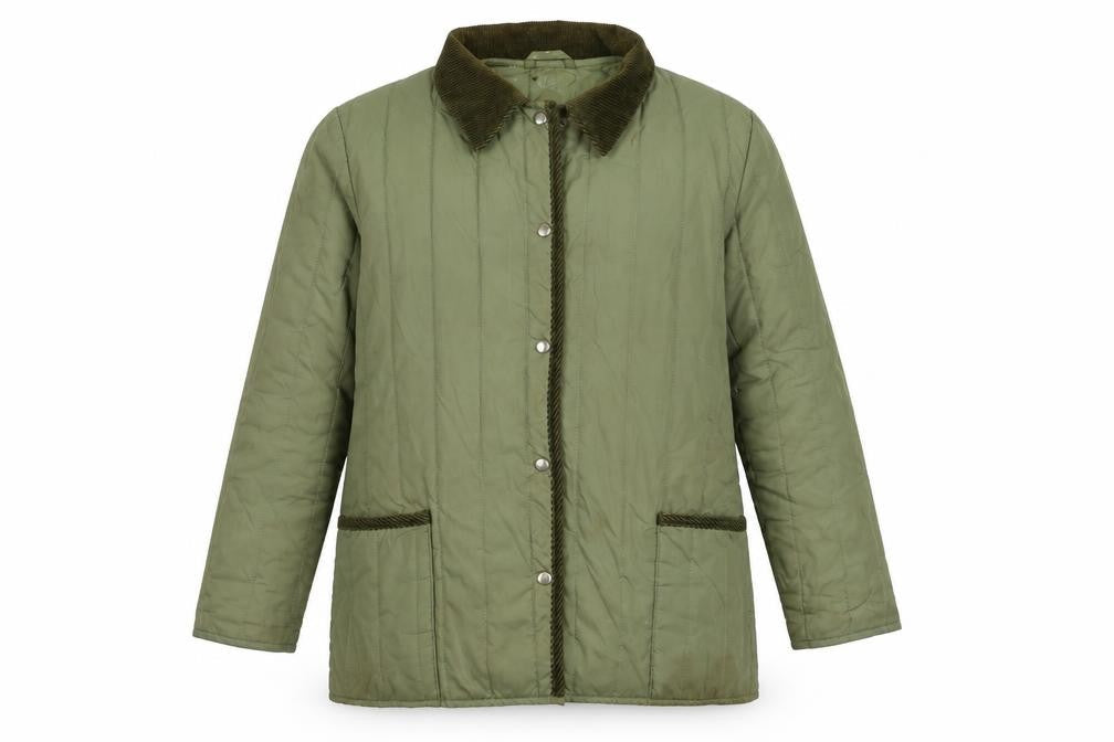 St Michael Women's Green Quilted Jacket Size 14