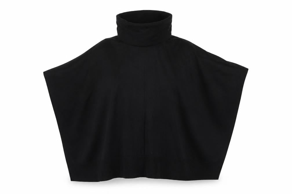 Next Women's Black High Neck Cape Jumper S