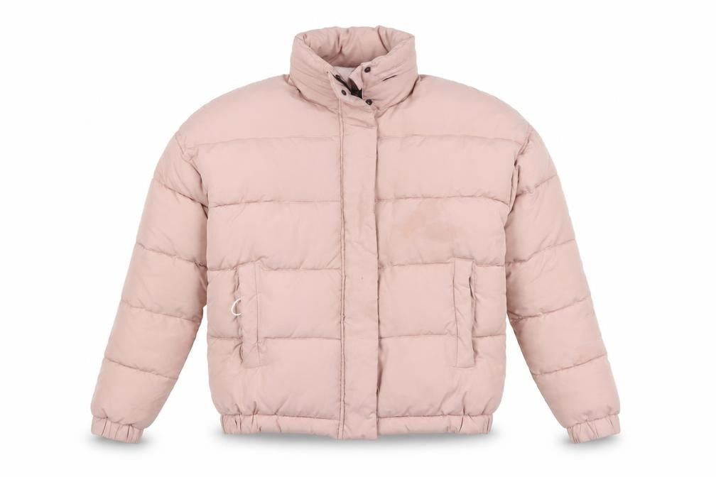 Light Before Dark Women's Pink XS Puffer Jacket