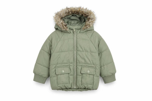 McKenzie Girls Green Puffer Jacket 3-6 Months