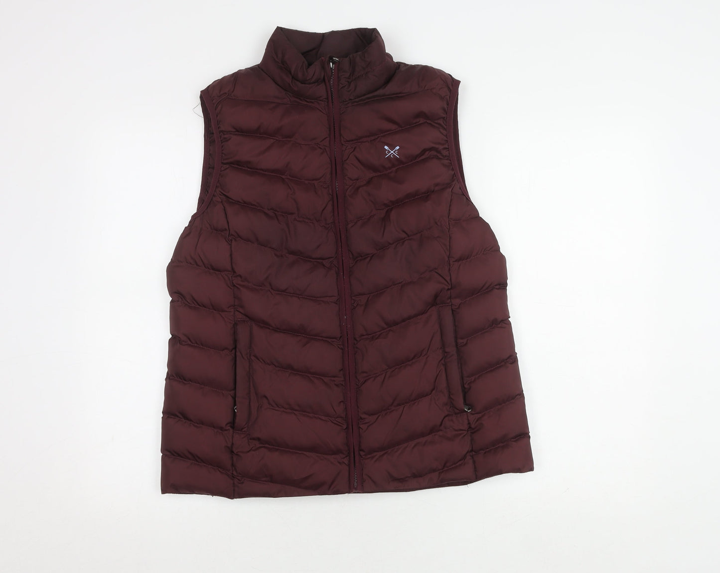 Crew Clothing Company Unisex Red Puffer Jacket Size 14