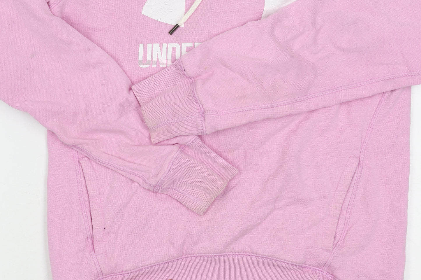 Under Armour Women's Pink Pullover Hoodie, S