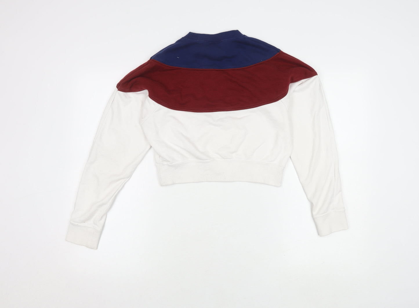 Nike Women's XS Colourblock Sweatshirt - Red, Blue, White