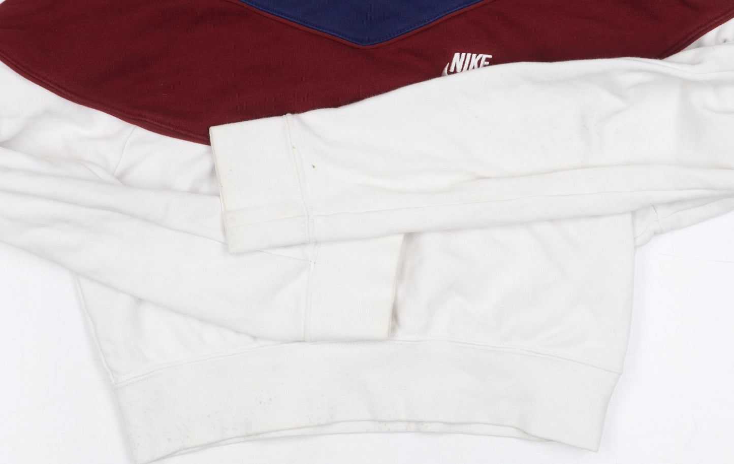 Nike Women's XS Colourblock Sweatshirt - Red, Blue, White