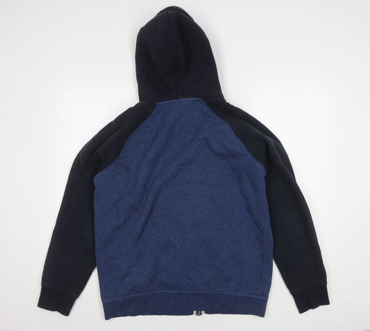 Superdry Men's Blue Hooded Jacket XL Basic Casual