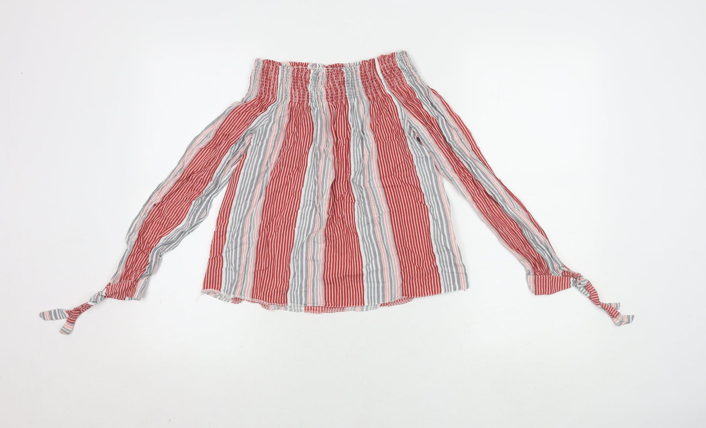 Nobody's Child Women's Striped Off Shoulder Top