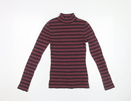 Fat Face Women's Multicoloured Stripe Roll Neck